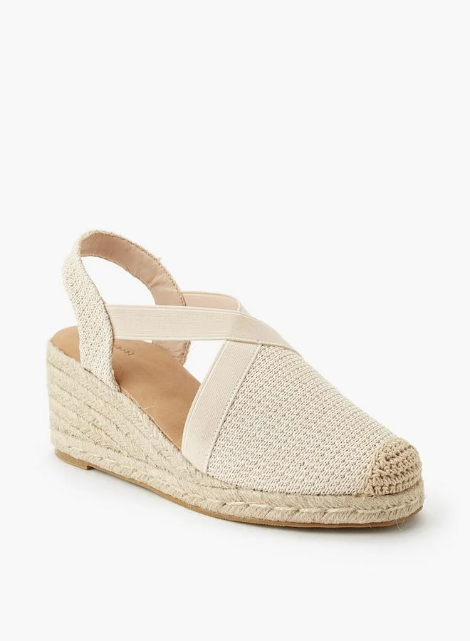 ببرمنة Women Wedge Heel Slingback Espadrilles